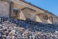 Ruins in Mitla near Oaxaca city. Zapotec culture center in Mexico Royalty Free Stock Photo