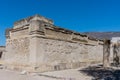 Ruins in Mitla near Oaxaca city. Zapotec culture center in Mexico Royalty Free Stock Photo