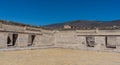 Ruins in Mitla near Oaxaca city. Zapotec culture center in Mexico Royalty Free Stock Photo