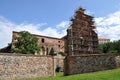 Ruins monatery, city Dolni Kounice, Czech republic, Europe Royalty Free Stock Photo