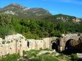 The ruins of the monestery of the Virgin Ratac Royalty Free Stock Photo