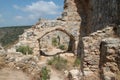 Ruins of Monfort Castle, Israel Royalty Free Stock Photo
