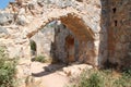 Ruins of Monfort Castle, Israel Royalty Free Stock Photo