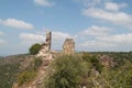 Ruins of Monfort Castle Royalty Free Stock Photo