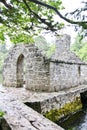 Monk`s fishing house at Cong Abbey, County Mayo, Ireland