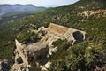 Ruins of Monolithos castle. Rhodes island. Greece Royalty Free Stock Photo