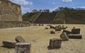 The ruins of Monte Alban, Mexico Royalty Free Stock Photo