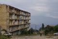 The ruins of the mosque in Shoushi city, Nagorno-Karabakh repub Royalty Free Stock Photo