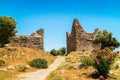 Ruins of Myndos Gate in Bodrum, Turkey. Royalty Free Stock Photo