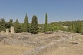 Ruins in nature of Italica, Roman city in the province of Hispania Baetica