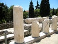 Ruins near Acropolis of Athens, Greece Royalty Free Stock Photo