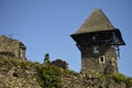 The ruins of the Nevytsky castle near Kamyanytsia village of the Transcarpathian region. Royalty Free Stock Photo