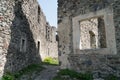 Ruins of Nevitsky Castle near Nevitske village, Zakarpattia, Ukraine