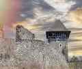 Ruins of Nevitsky Castle. Ukraine.
