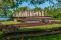 Ruins of nissanka malla palace at polonnaruwa, Sri Lanka