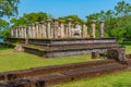 Ruins of nissanka malla palace at polonnaruwa, Sri Lanka