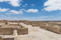 Ruins of the northern church in the Nabataean city of Avdat, located on the incense road in the Judean desert in Israel. It is inc Royalty Free Stock Photo