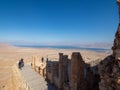 Ruins of the Northern Palace at Masada, Israel