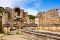 Ruins of Nymphaeum in Perge, Turkey Royalty Free Stock Photo