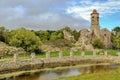 Ruins of an old abandoned town in La Mussara Tarragona, Spain