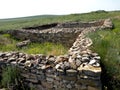 Ruins of the old antic greek town Argamum (Orgame) 4 Royalty Free Stock Photo