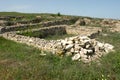 Ruins of the old antic greek town Argamum (Orgame) 5 Royalty Free Stock Photo