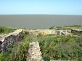 Ruins of the old antic greek town Argamum (Orgame) 9 Royalty Free Stock Photo