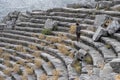 The ruins of the old antique city of Sagalassos. Turkey 2022