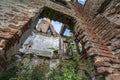 Ruins of old baroque palace in Gladysze Royalty Free Stock Photo