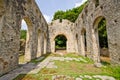 Ruins of old basilica in Butrint, Albania Royalty Free Stock Photo