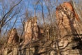 Ruins of old brick kilns