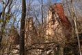 Ruins of old brick kilns