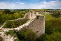 Ruins of the old castle in the city of Satanov