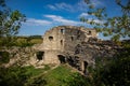 Ruins of the old castle in the city of Satanov