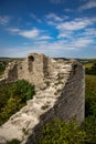 Ruins of the old castle in the city of Satanov