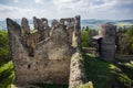 The ruins of the old castle Helfenburk Royalty Free Stock Photo