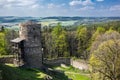 The ruins of the old castle Helfenburk Royalty Free Stock Photo