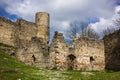 The ruins of the old castle Helfenburk Royalty Free Stock Photo