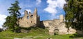 The ruins of the old castle Helfenburk Royalty Free Stock Photo