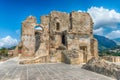 Ruins of an old castle in south of Italy Royalty Free Stock Photo