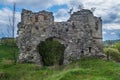 Ruins of an old castle, XV century. Sutkivtsi village, Khmelnytsky region, Ukraine