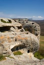 Ruins of old cave town Royalty Free Stock Photo