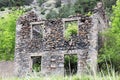 Ruins of an old cement factory in Valbonnais in France