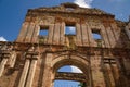 Ruins of an old church in the old town of Panama city in Panama Royalty Free Stock Photo