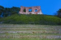 Ruins of the old church in Trzesacz Royalty Free Stock Photo