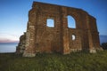 Ruins of the old church in Trzesacz Royalty Free Stock Photo