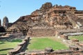 Ruins of the old city of Ayutthaya, Phra Nakhon Si Ayutthaya Province, Thailand.