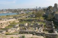 Ruins of the old city in Crimea Royalty Free Stock Photo