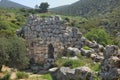 Ruins of old city Mycenae in Greece