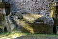 Ruins of the old convent of San Domingos in the city of Pontevedra, Galicia in Spain Royalty Free Stock Photo